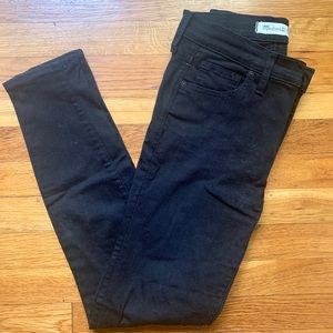 Madewell high waisted black jeans